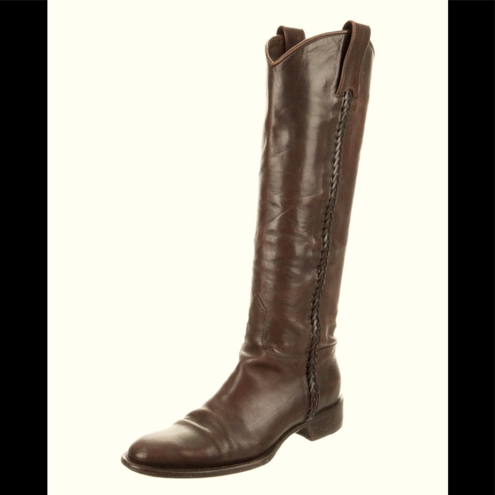 Brown leather Sartore boots IT 36/US 7